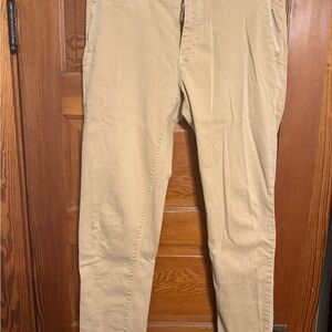 American Eagle Outfitters Men's Tan Chinos Slim Straight 34 x 34 Khaki pants